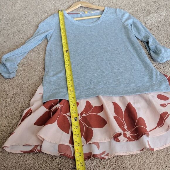 Anthropologie Layered Swing Blouse - Picture 5 of 8